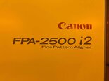 Photo Used CANON FPA 2500 i2 For Sale