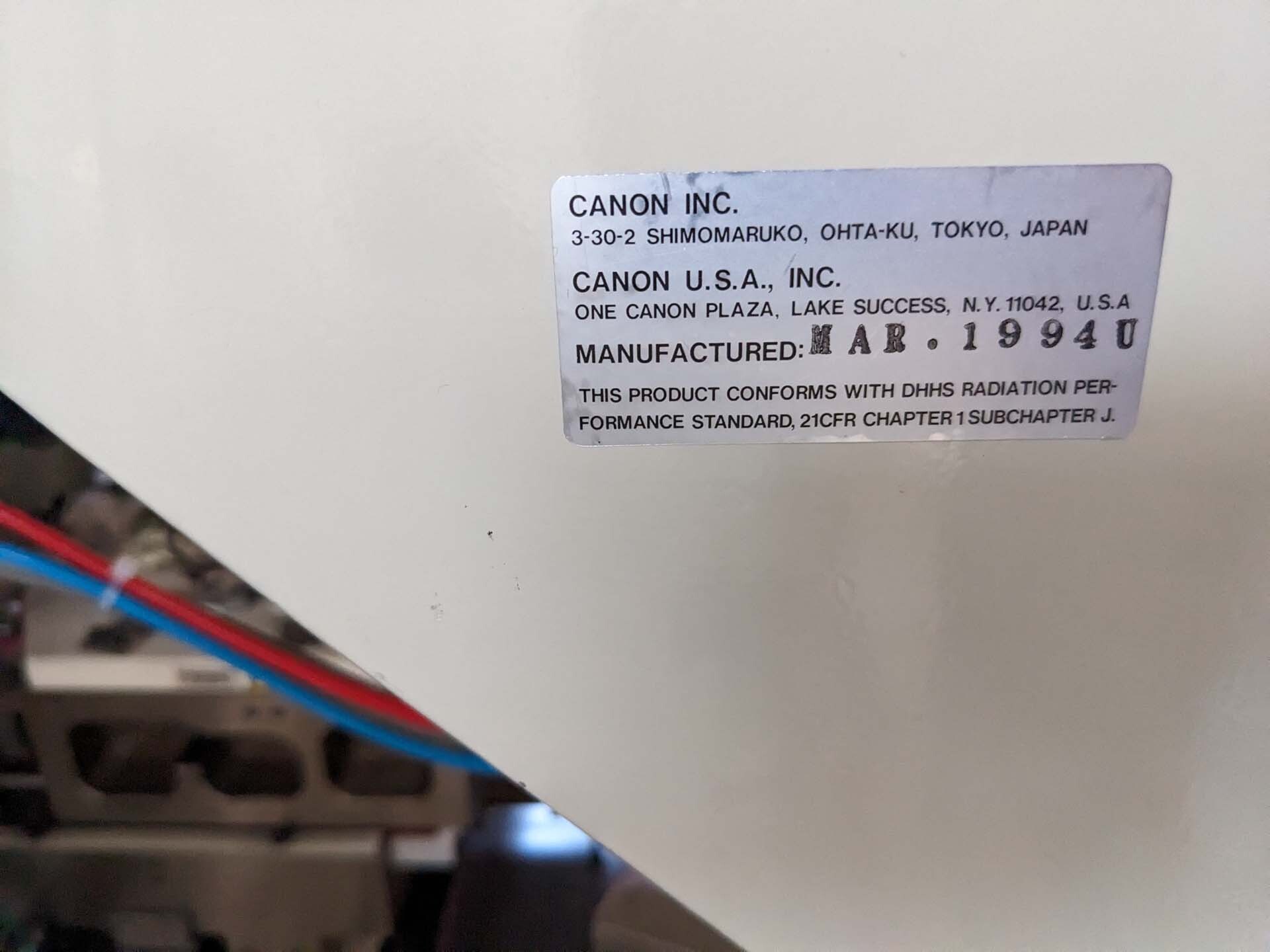 Photo Used CANON FPA 2500 i3 For Sale