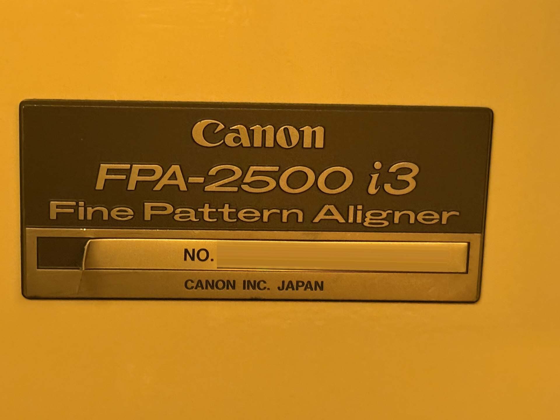 图为 已使用的 CANON FPA 2500 i3 待售