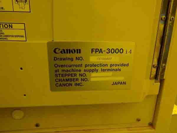 Photo Used CANON FPA 3000 i4 For Sale