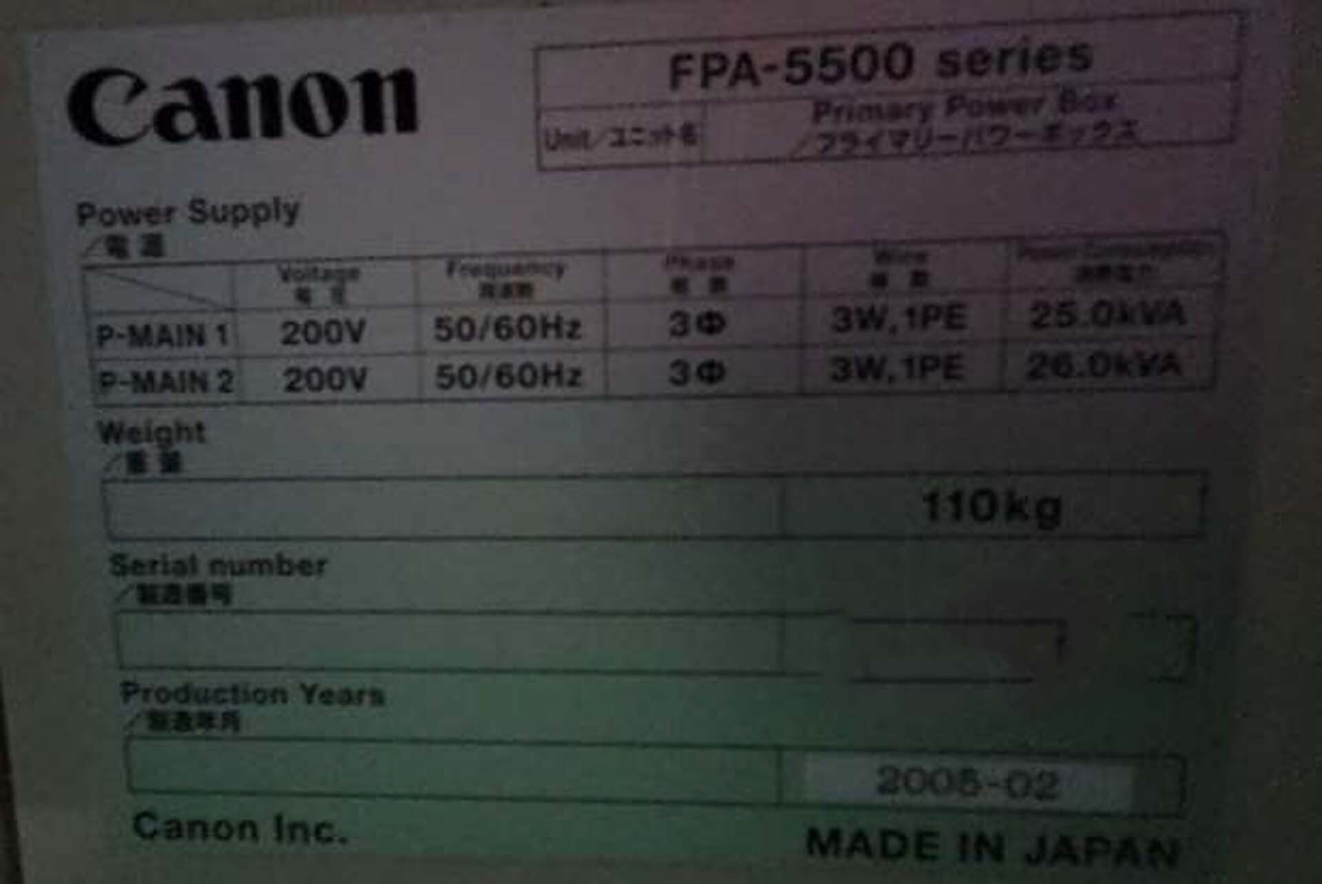 Foto Verwendet CANON FPA 5500 iZ+ Zum Verkauf