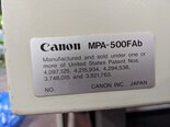 Photo Used CANON MPA 500 Fab For Sale