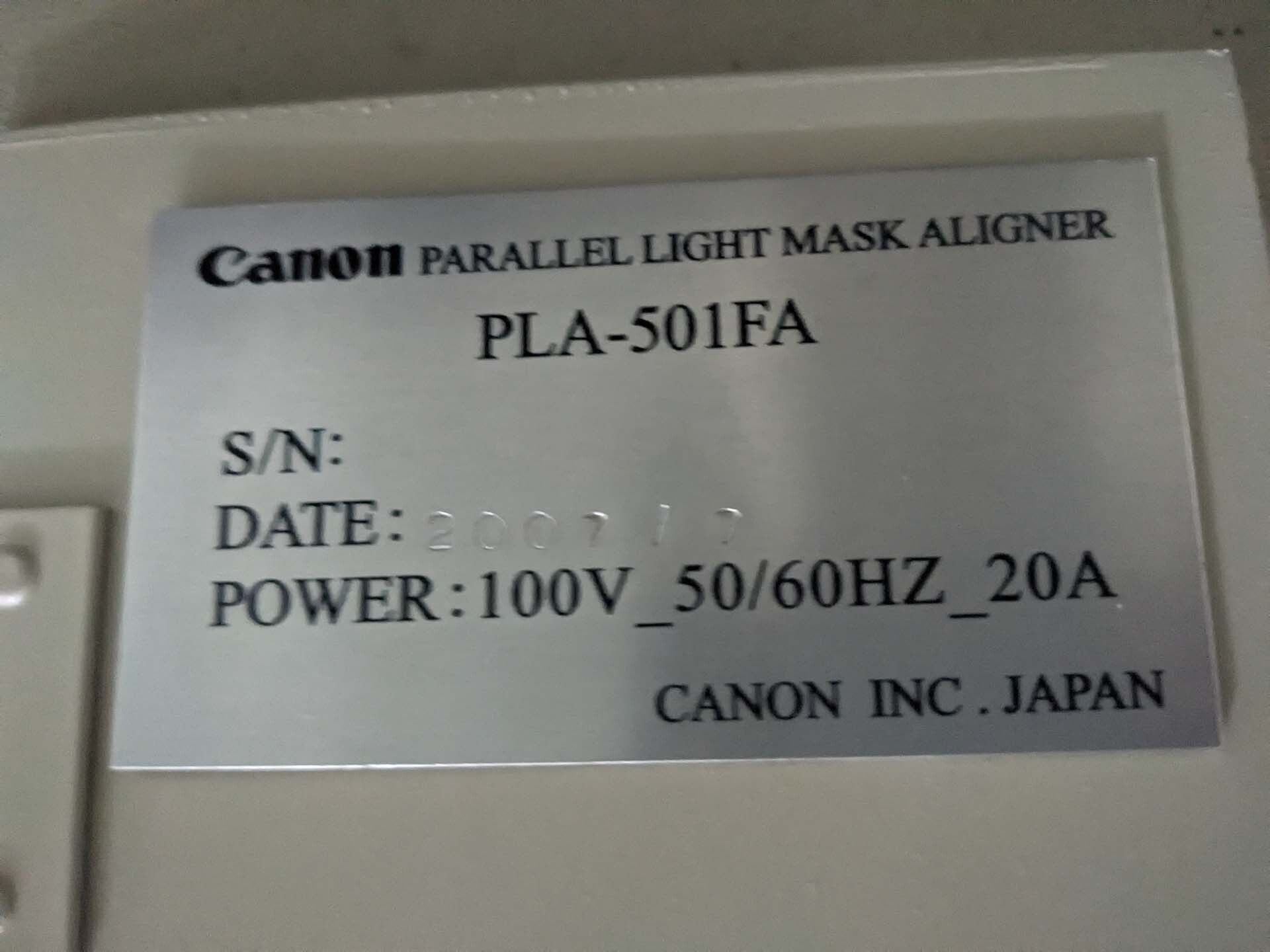 圖為 已使用的 CANON PLA 501 FA 待售