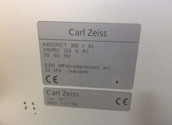 Photo Used CARL ZEISS / HSEB Axiotron 300 For Sale