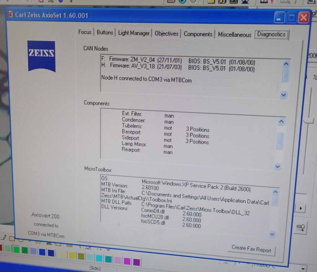 Photo Used CARL ZEISS PALM MicroBeam For Sale