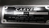 Foto Verwendet CARVER 3851-0 Zum Verkauf