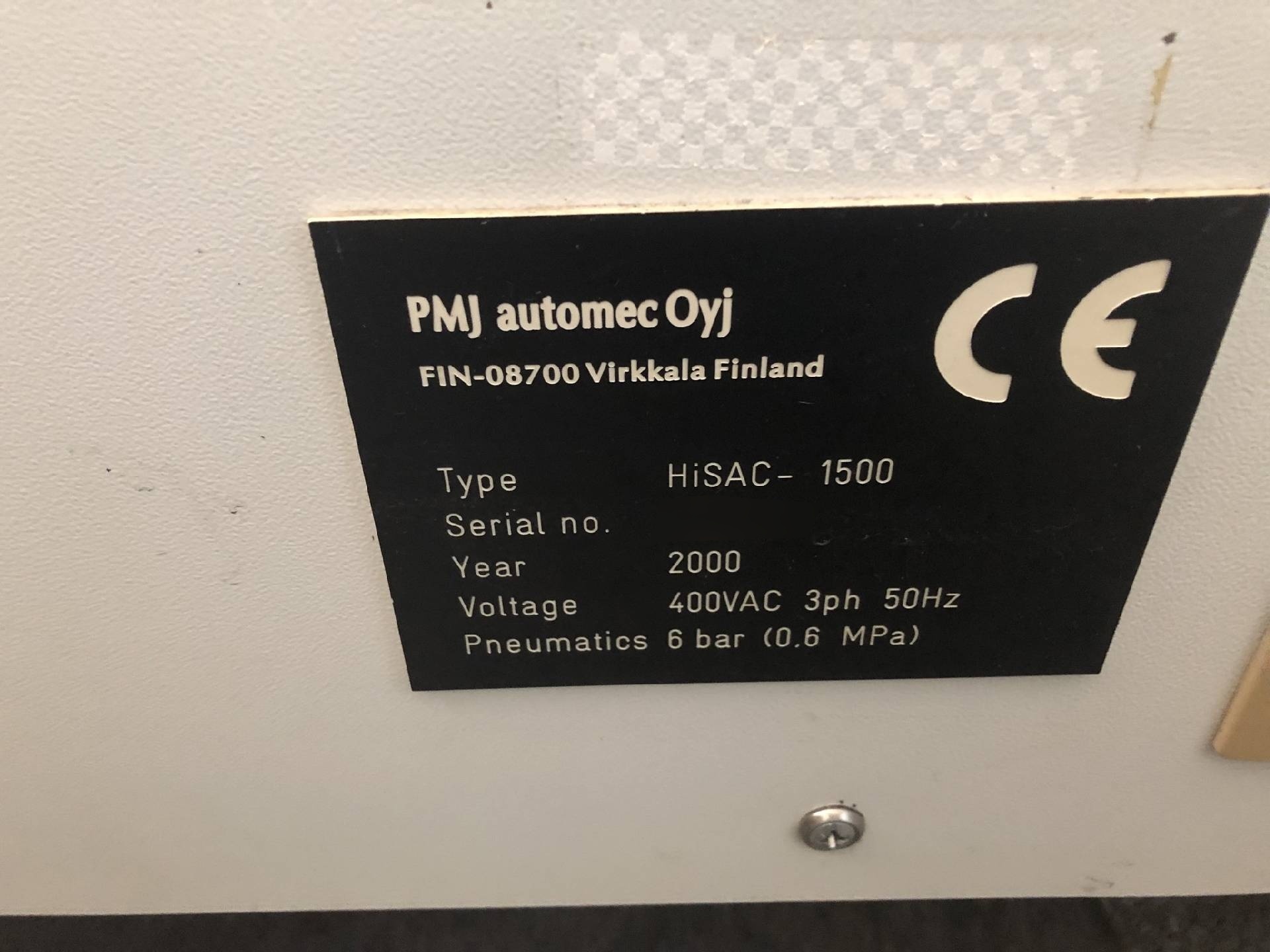 Foto Verwendet CENCORP HiSAC 1500 Zum Verkauf