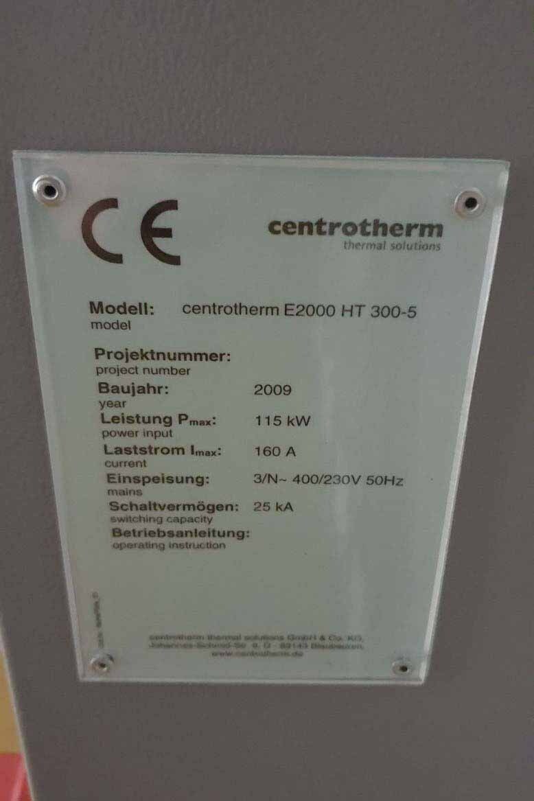 Photo Used CENTROTHERM E 2000 HT 300-5 For Sale