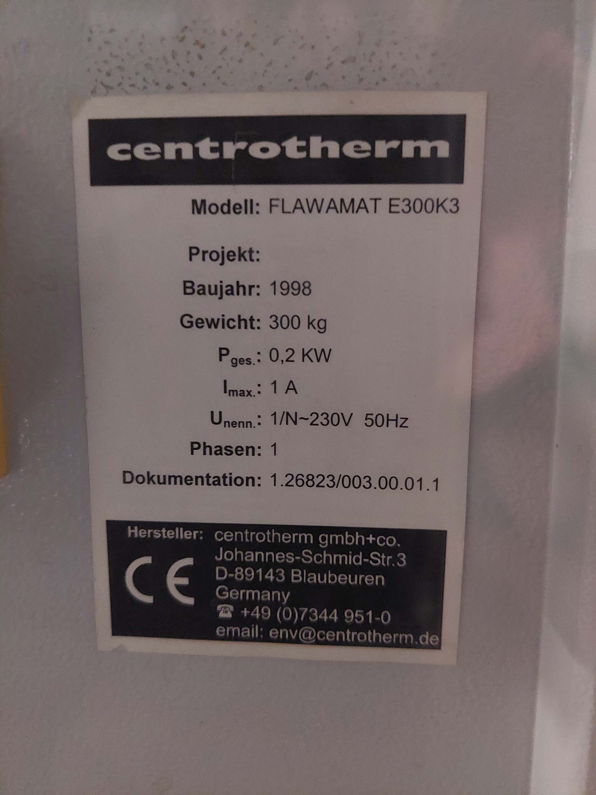 图为 已使用的 CENTROTHERM Flawamat E300K3 待售