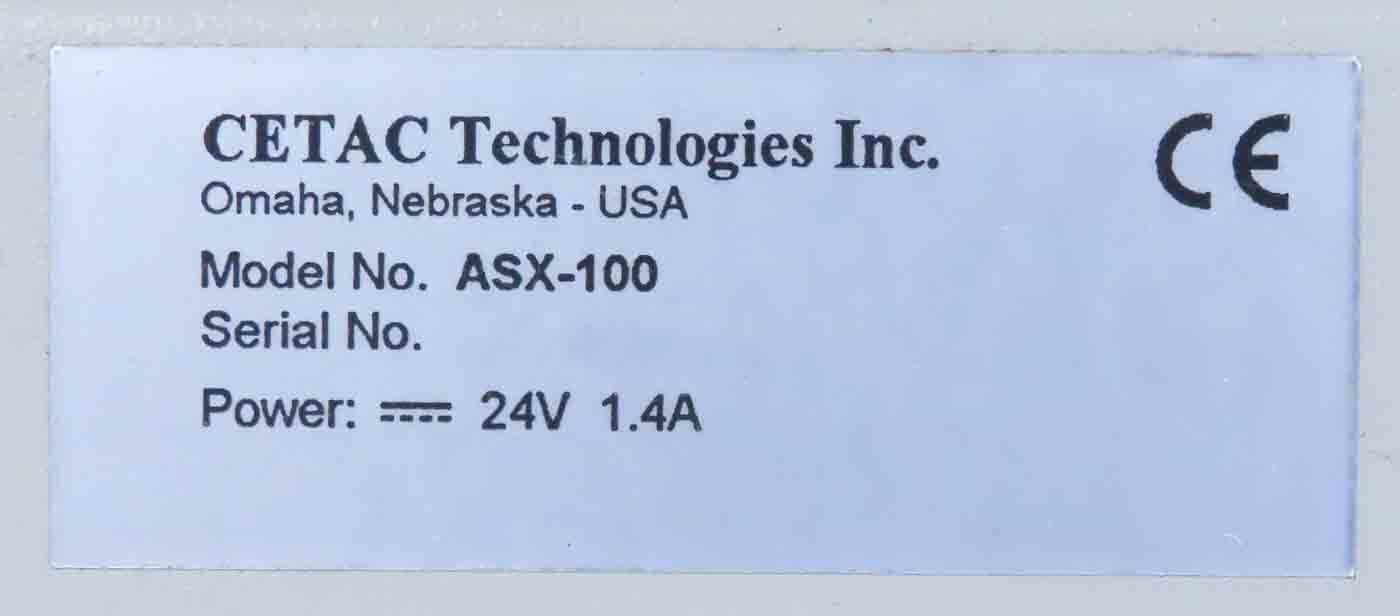 Photo Used CETAC ASX-100 For Sale