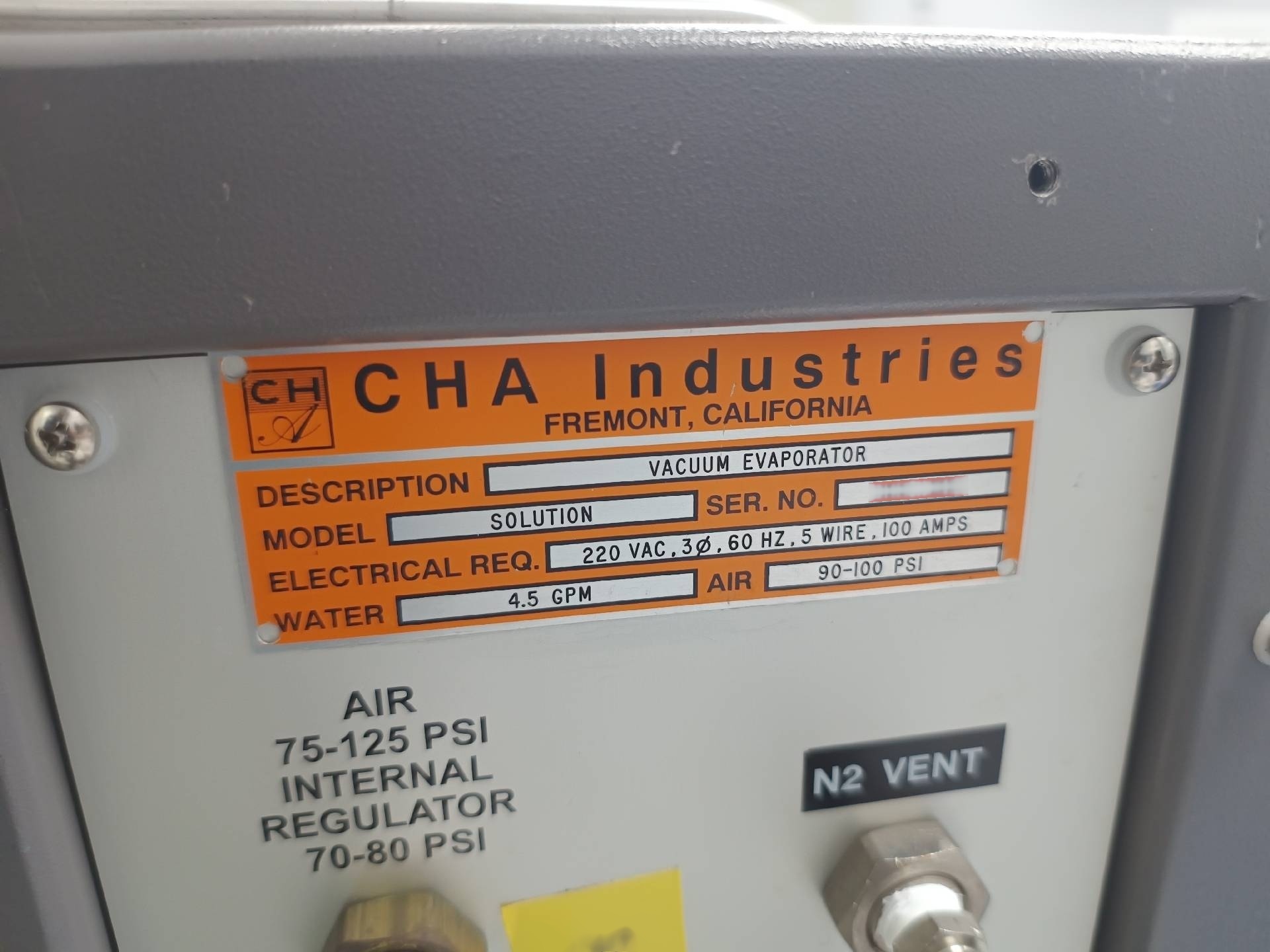 圖為 已使用的 CHA Solution 待售