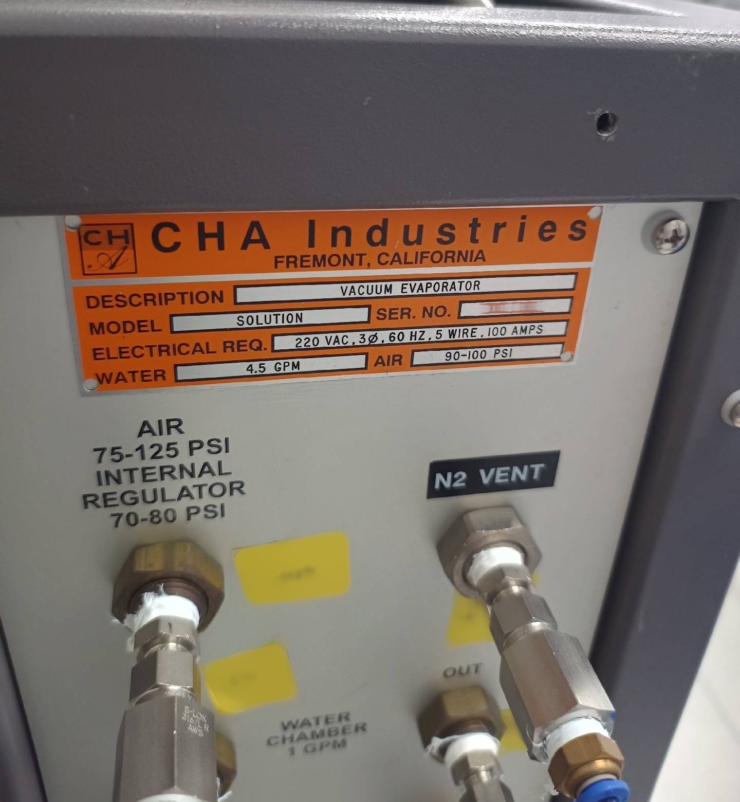 圖為 已使用的 CHA Solution 待售