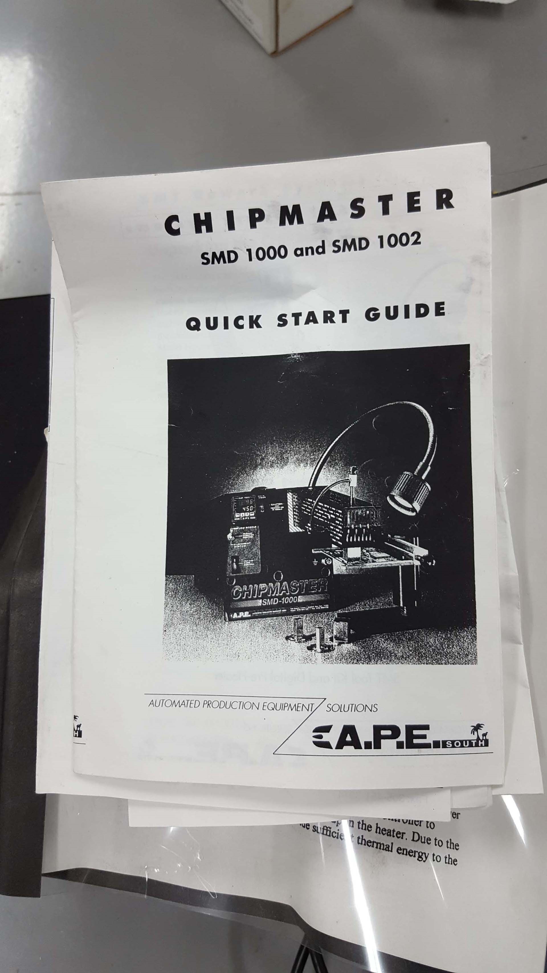 Photo Utilisé CHIPMASTER / APE SMD 1000 À vendre