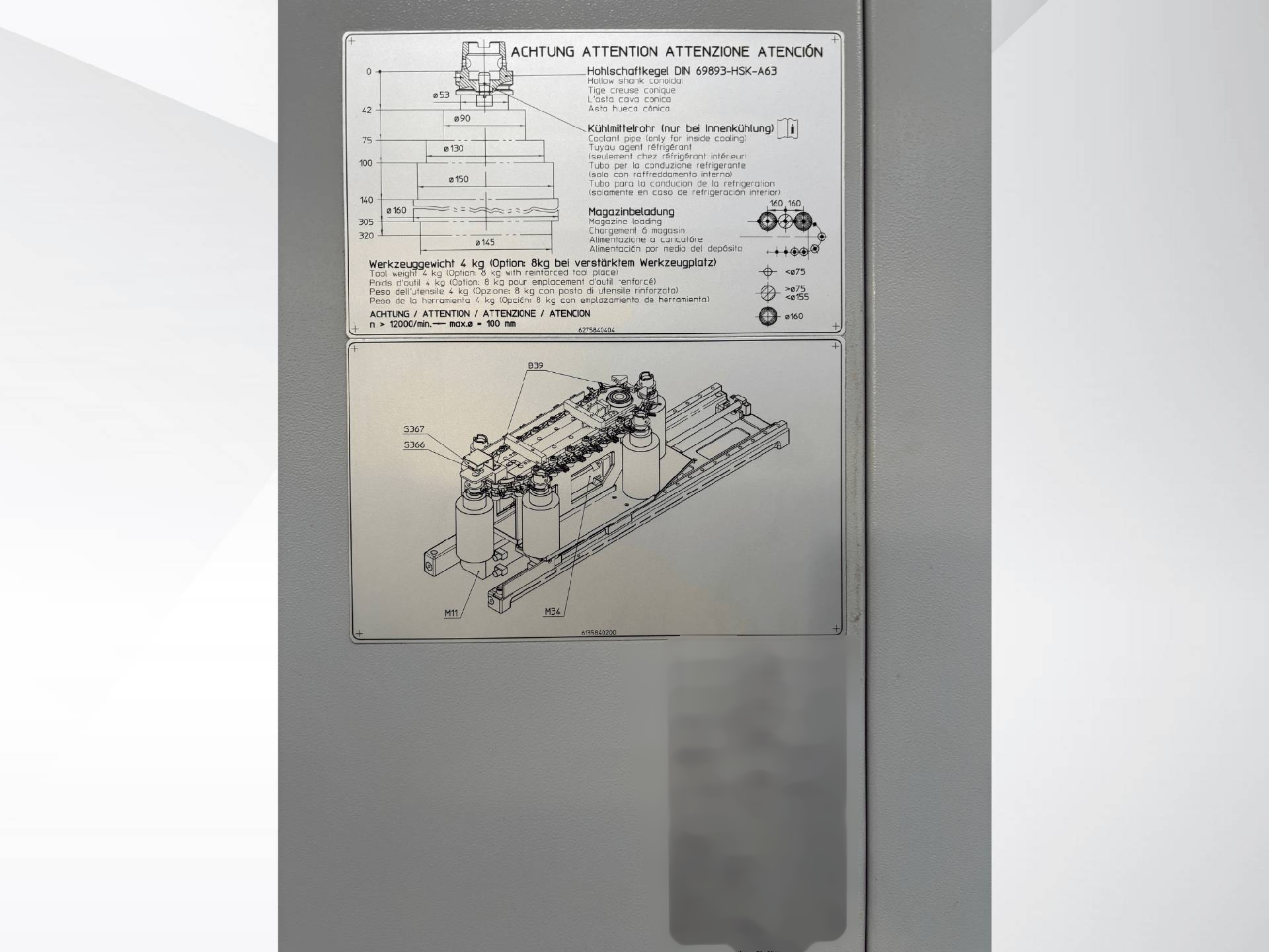 Foto Verwendet CHIRON MILL 800 Zum Verkauf