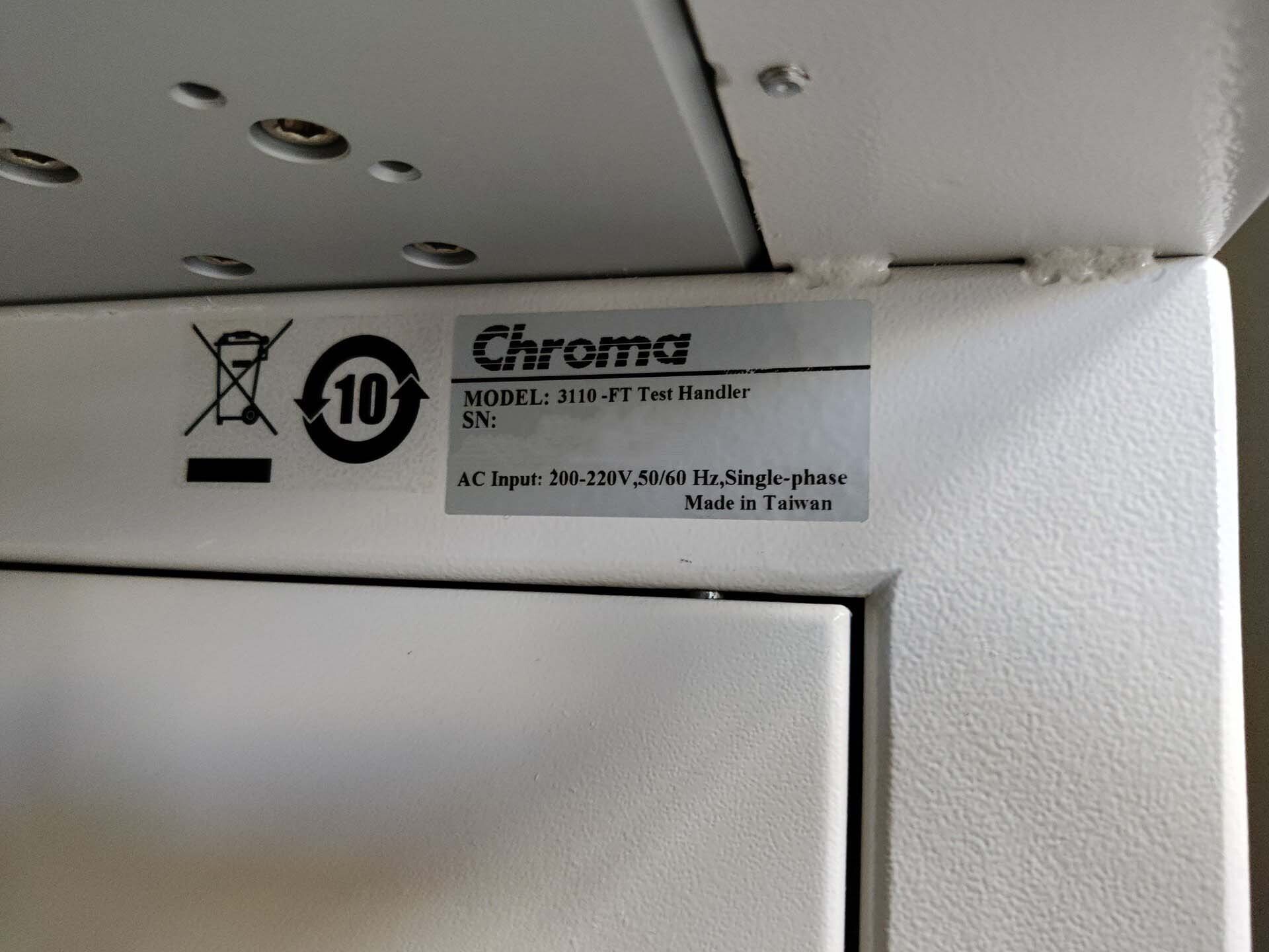 圖為 已使用的 CHROMA 3110-FT 待售