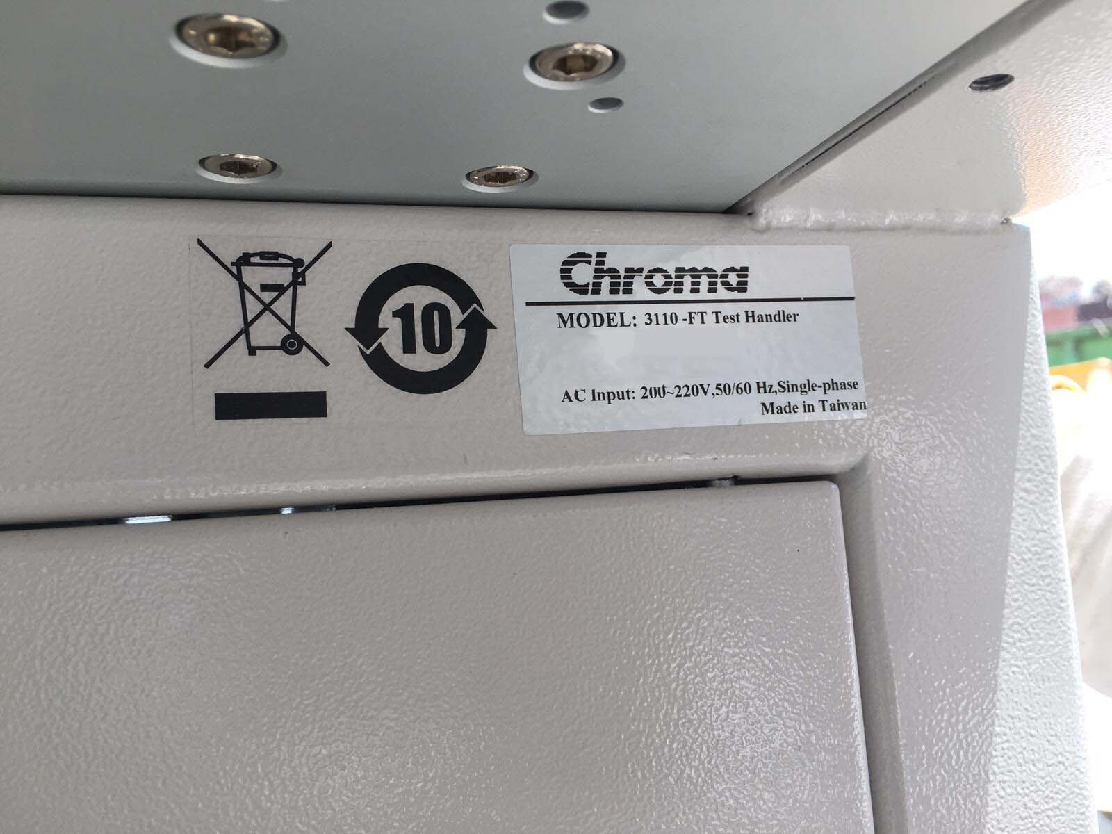 Photo Utilisé CHROMA 3110-FT À vendre