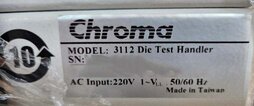 图为 已使用的 CHROMA 3112 待售