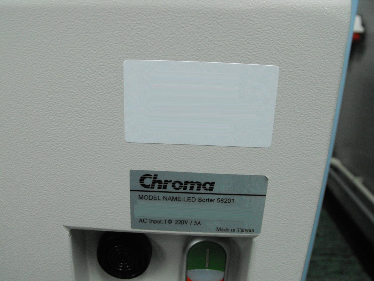 Photo Used CHROMA ATE 58201 For Sale