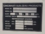 フォト（写真） 使用される CINCINNATI SUB ZERO ZH-8-1-1H/AC 販売のために