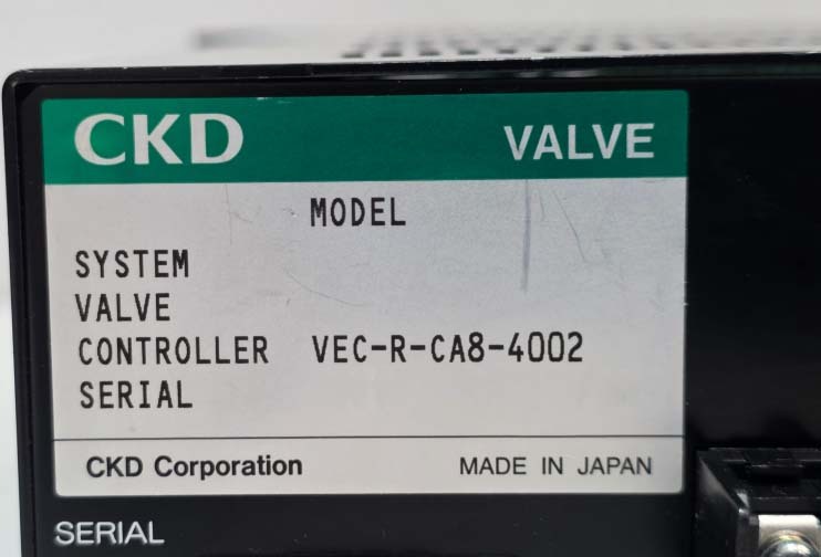 Photo Used CKD VEC-R-CA8-4002 For Sale