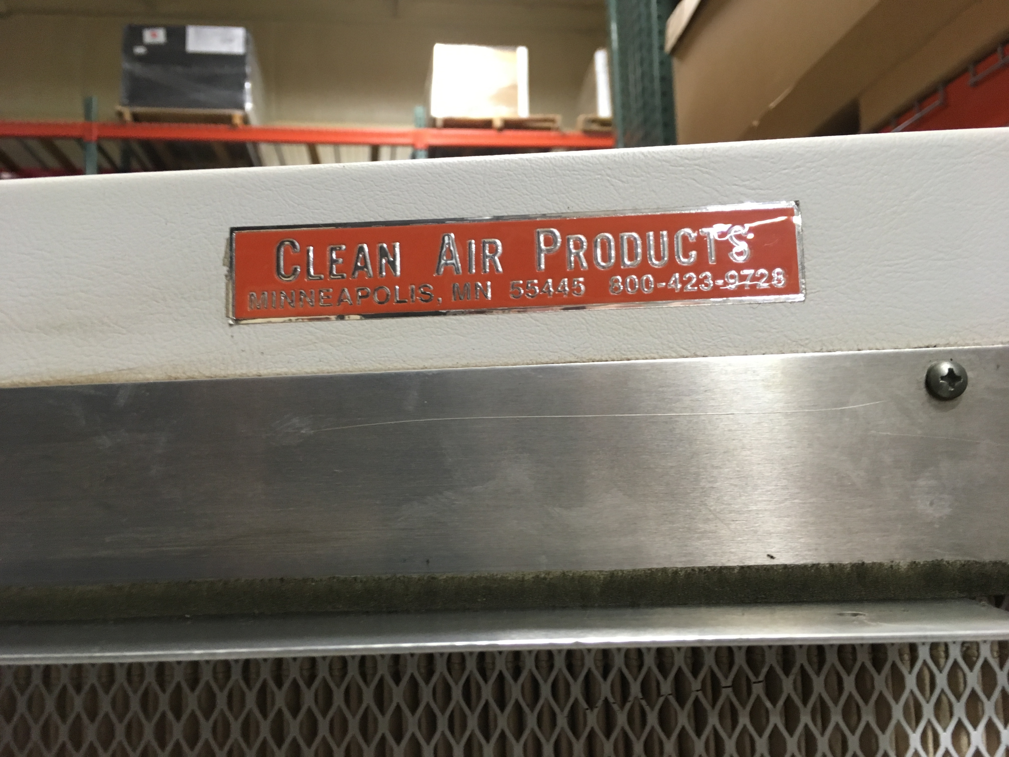 Photo Used CLEAN AIR PRODUCTS CAP303-430-36H For Sale