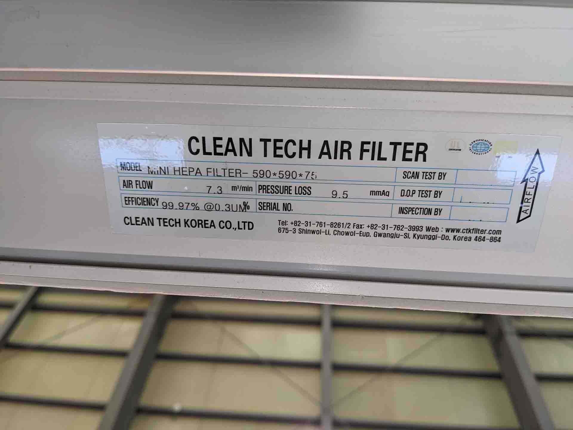 フォト（写真） 使用される CLEAN TECHNOLOGY MINI HEPA FILTER-590.590.75 販売のために