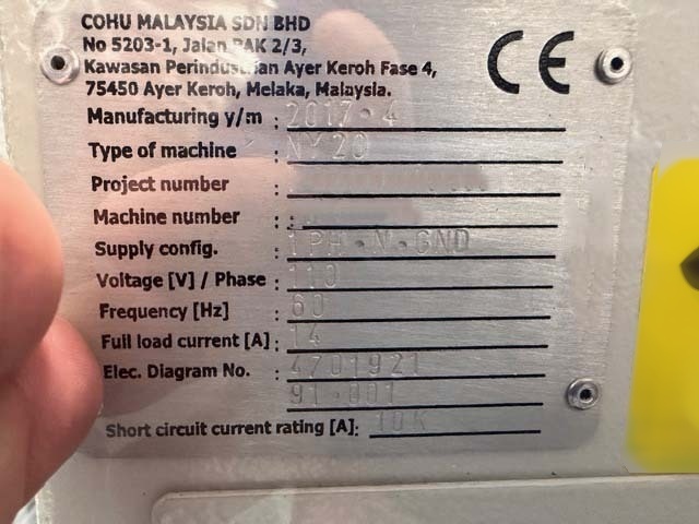フォト（写真） 使用される COHU / ISMECA NY20 販売のために
