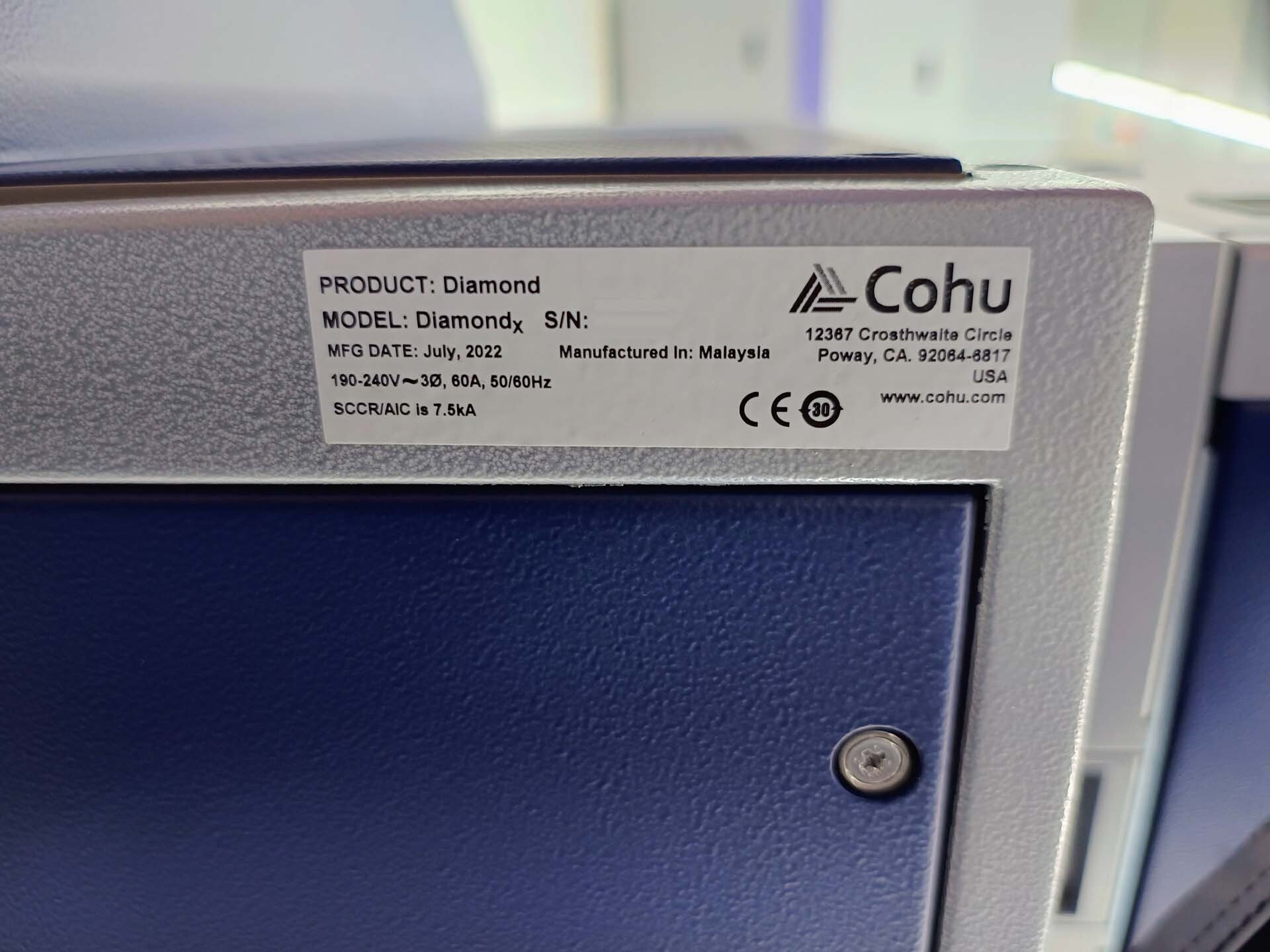 フォト（写真） 使用される COHU Diamond X 販売のために