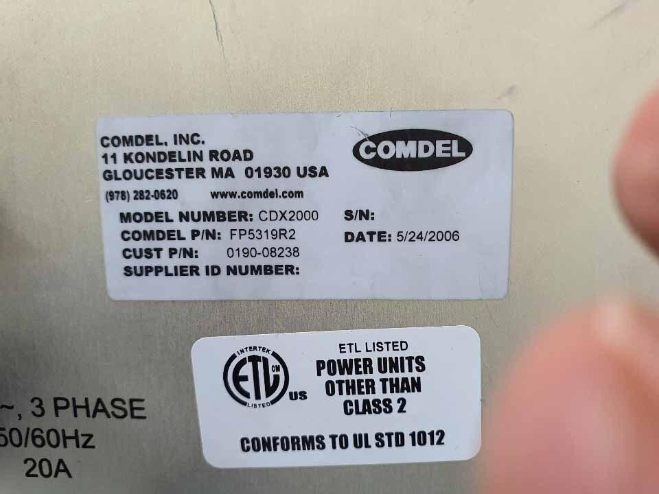 Photo Used COMDEL CDX 2000 For Sale