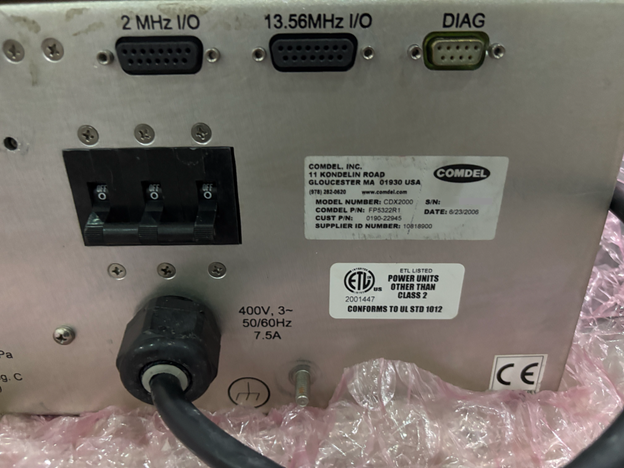 Photo Used COMDEL CDX 2000 For Sale