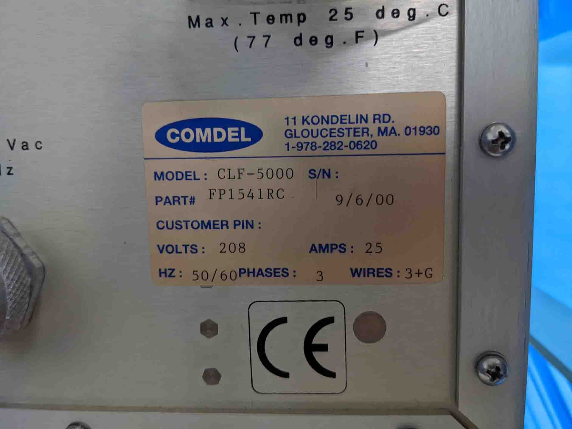 Photo Used COMDEL CLF 5000 For Sale