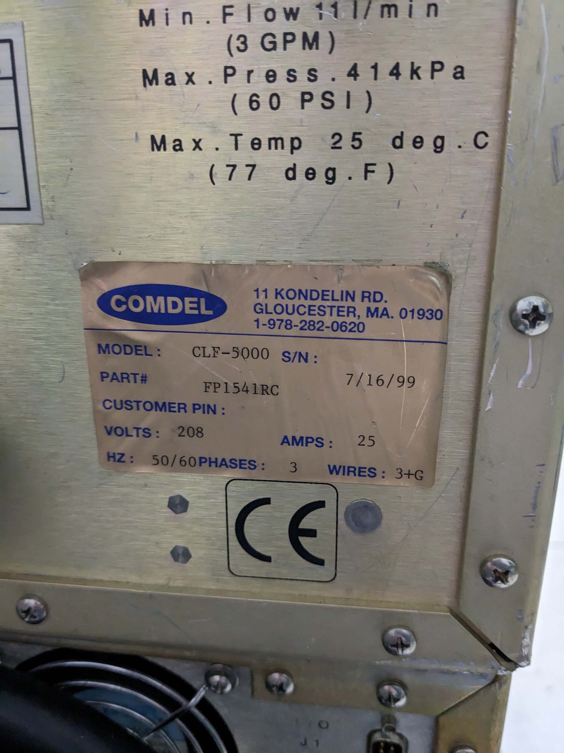 Photo Utilisé COMDEL CLF 5000 À vendre