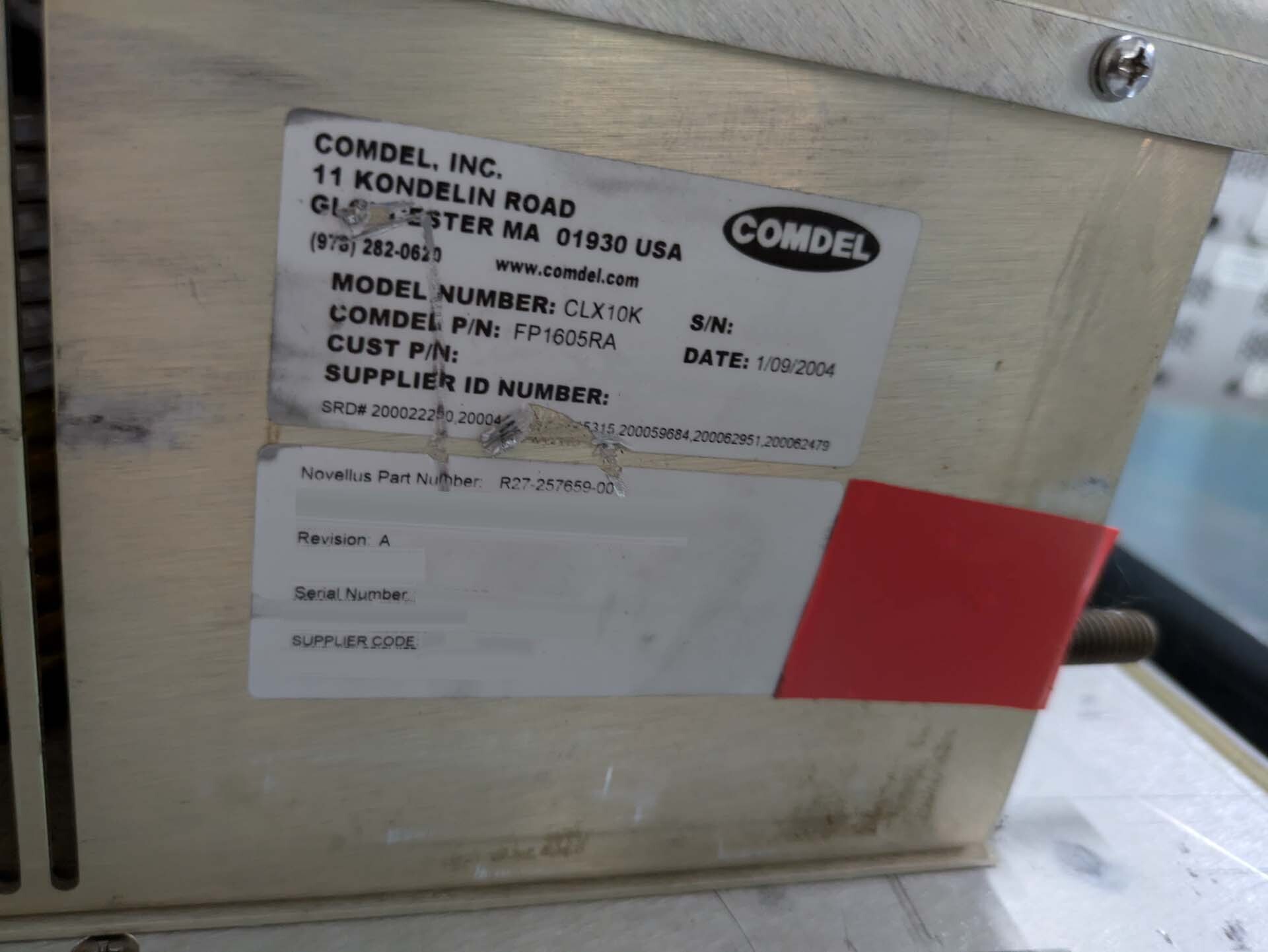 사진 사용됨 COMDEL CLX-10K 판매용