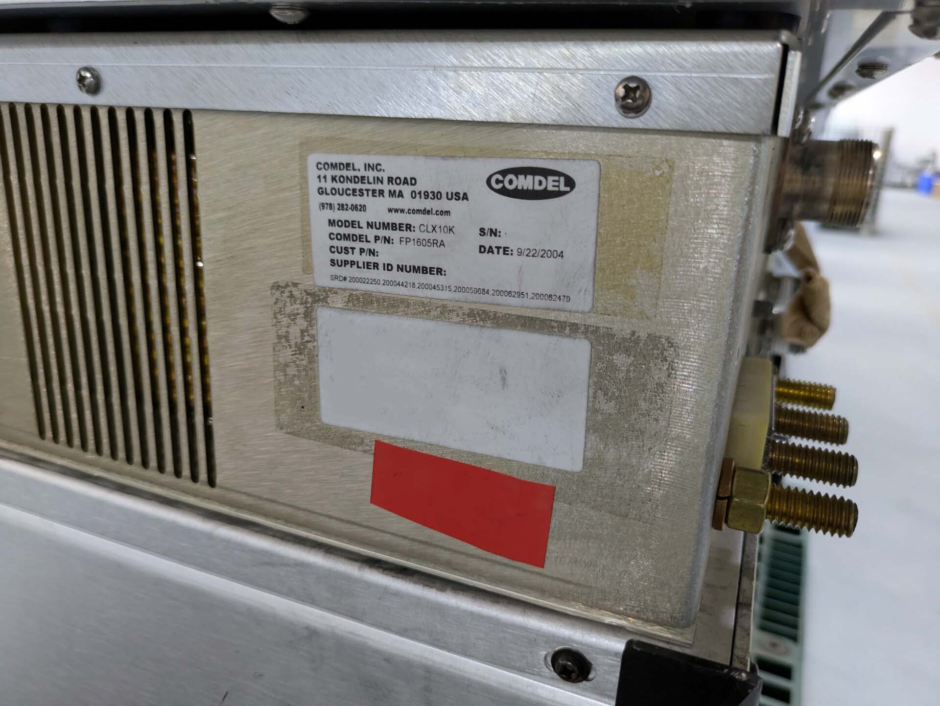 사진 사용됨 COMDEL CLX-10K 판매용