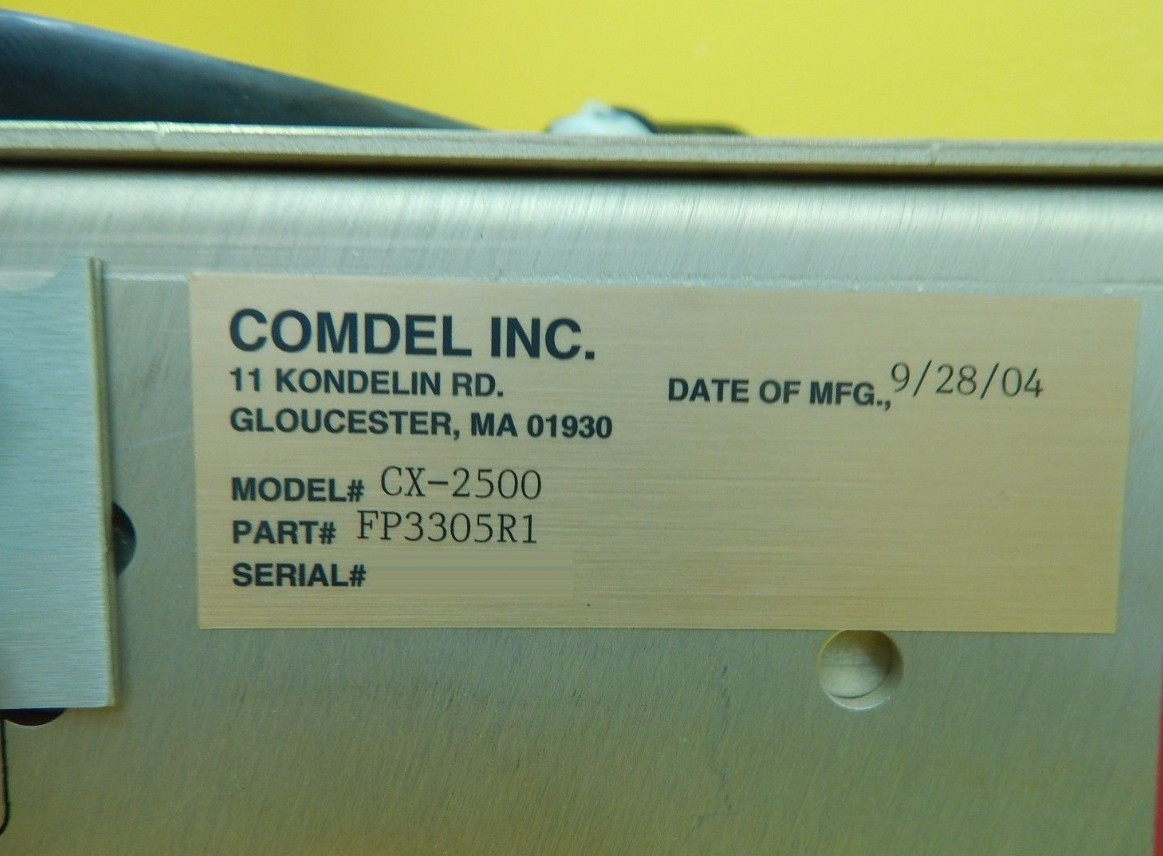 フォト（写真） 使用される COMDEL CX 2500 販売のために