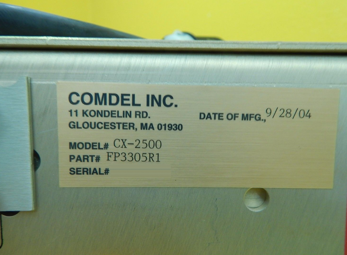 Photo Used COMDEL CX 2500 For Sale