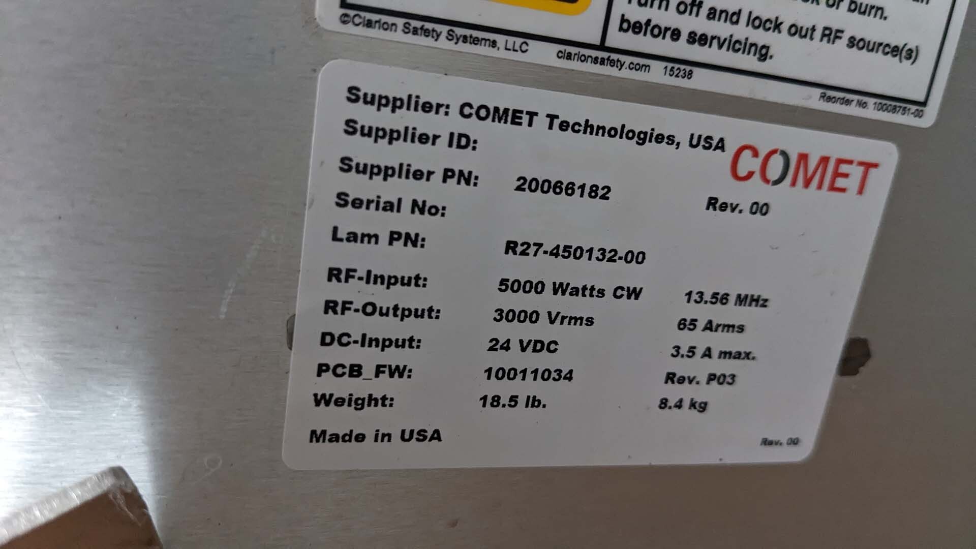 フォト（写真） 使用される COMET Lot of (20) RF Matches 販売のために