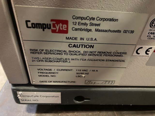 Photo Utilisé COMPUCYTE LSC-2 À vendre