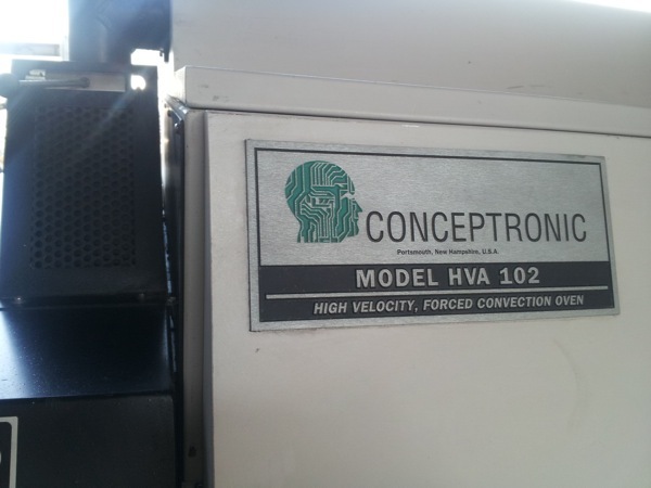 Photo Used CONCEPTRONICS HVC 102 For Sale