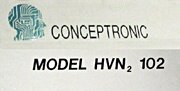CONCEPTRONICS HVN 102