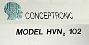 Photo Used CONCEPTRONICS HVN 102 For Sale