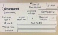 Photo Used CONVEYOR TECHNOLOGIES / CTI BMLQ-91I For Sale