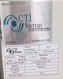 Photo Used CONVEYOR TECHNOLOGIES / CTI MDS-6M-UL For Sale