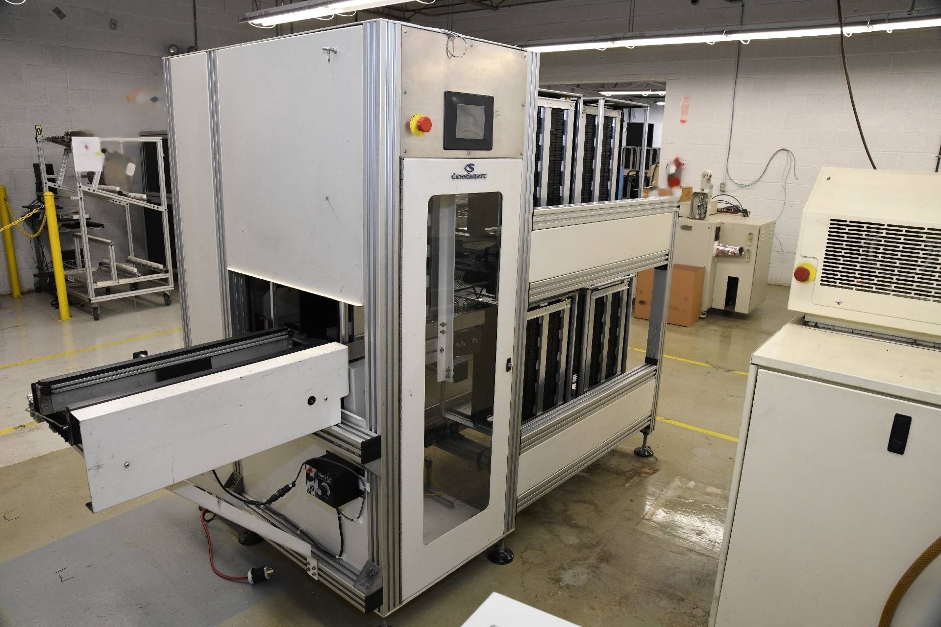 Photo Used CONVEYOR TECHNOLOGIES Board unloader For Sale