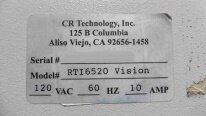 Photo Used CR TECHNOLOGY RTI 6520 For Sale
