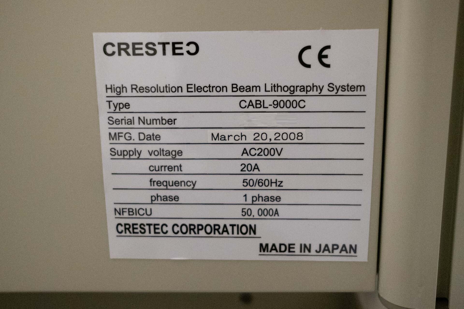 Foto Verwendet CRESTEC CABL-9000C Zum Verkauf