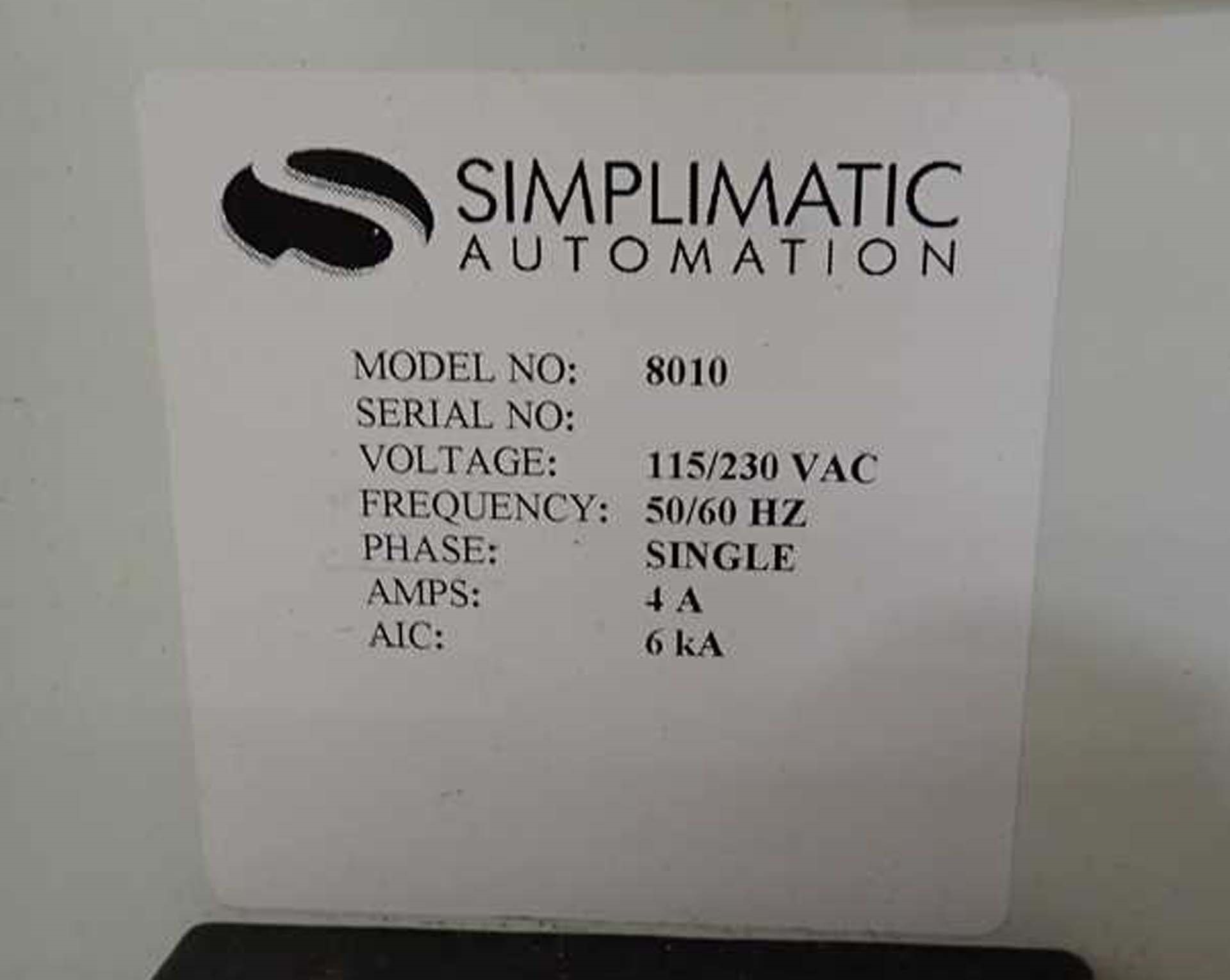 Photo Used CROWN SIMPLIMATIC 8010 For Sale