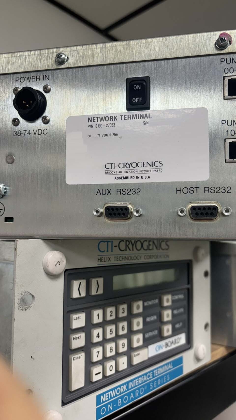 사진 사용됨 CTI-CRYOGENICS 0190-27353 판매용