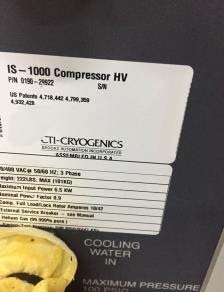 Photo Used CTI-CRYOGENICS IS-1000 For Sale