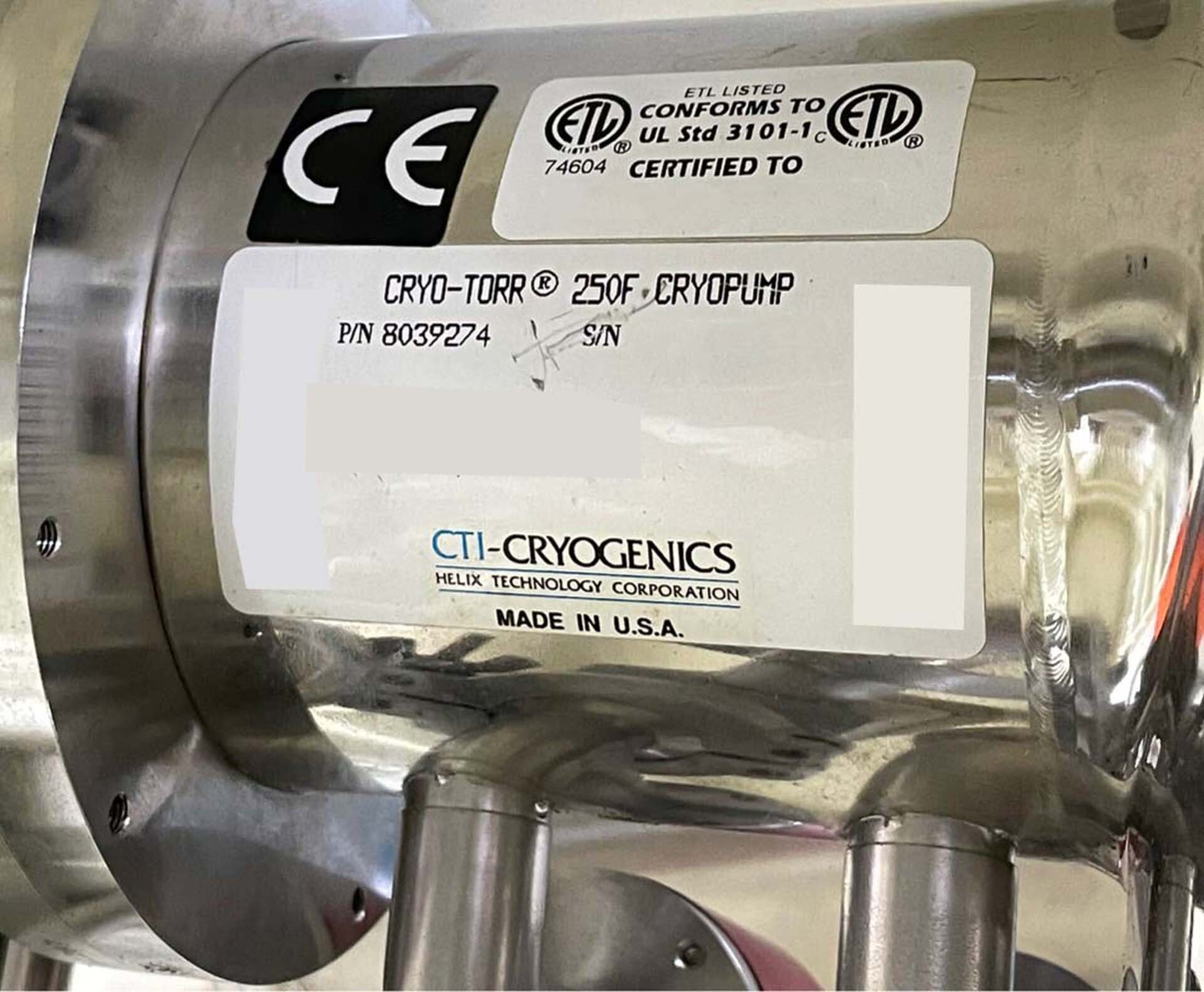 图为 已使用的 CTI-CRYOGENICS 250F 待售